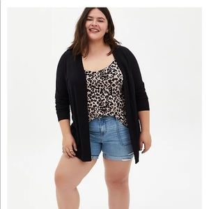 NWT Super Soft Black Leopard Swing Cami size 1